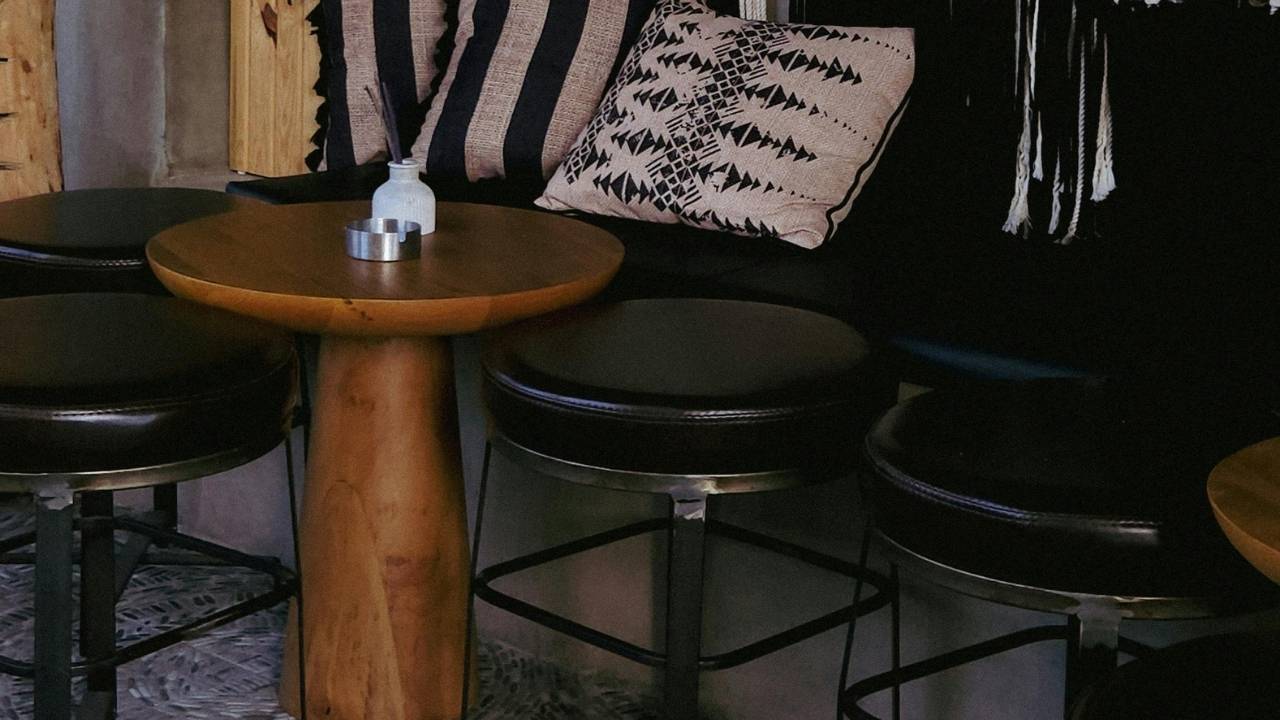 Vail Counter Stool Black Leather: Perfect for Your Home